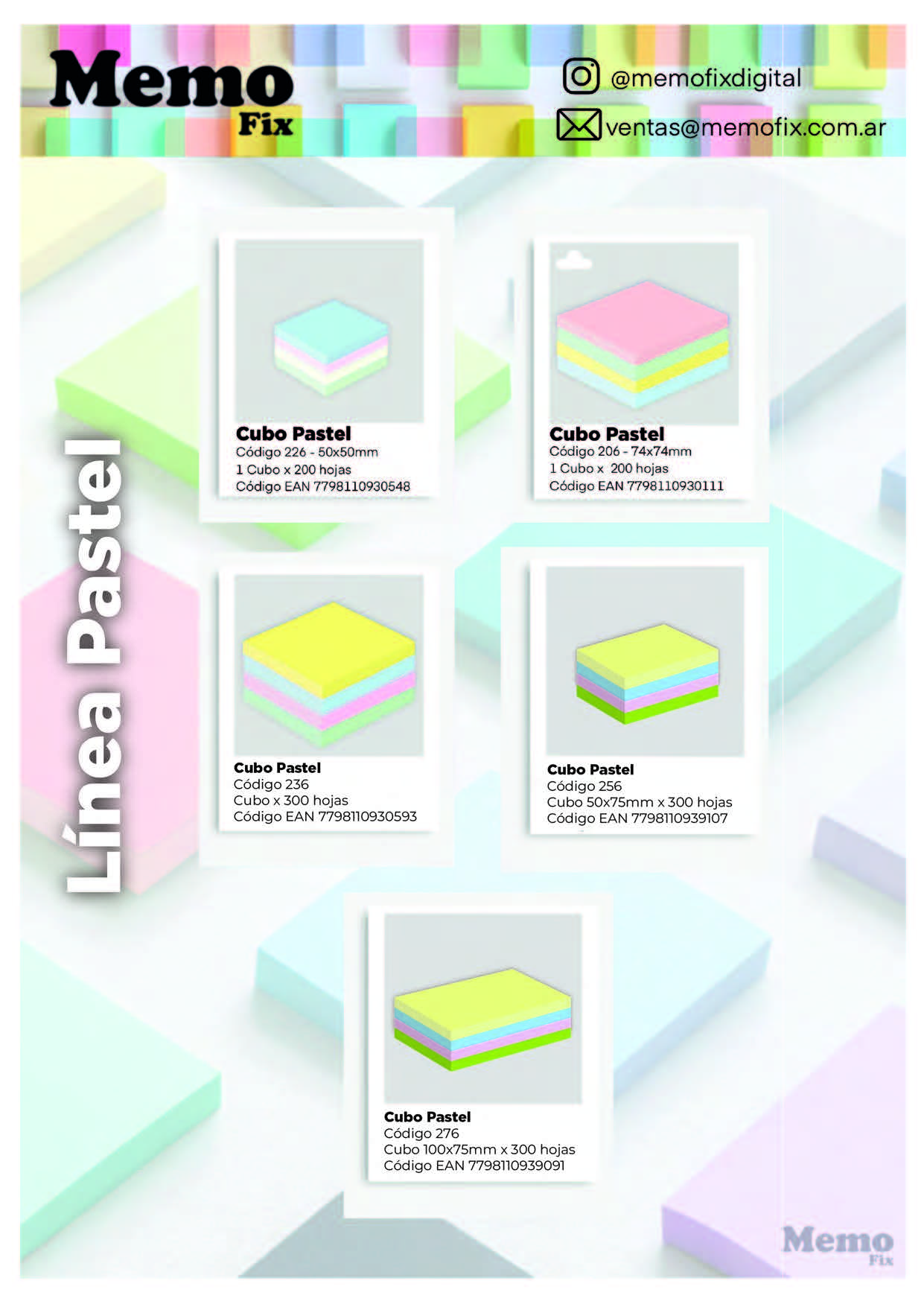 Línea Pastel 2