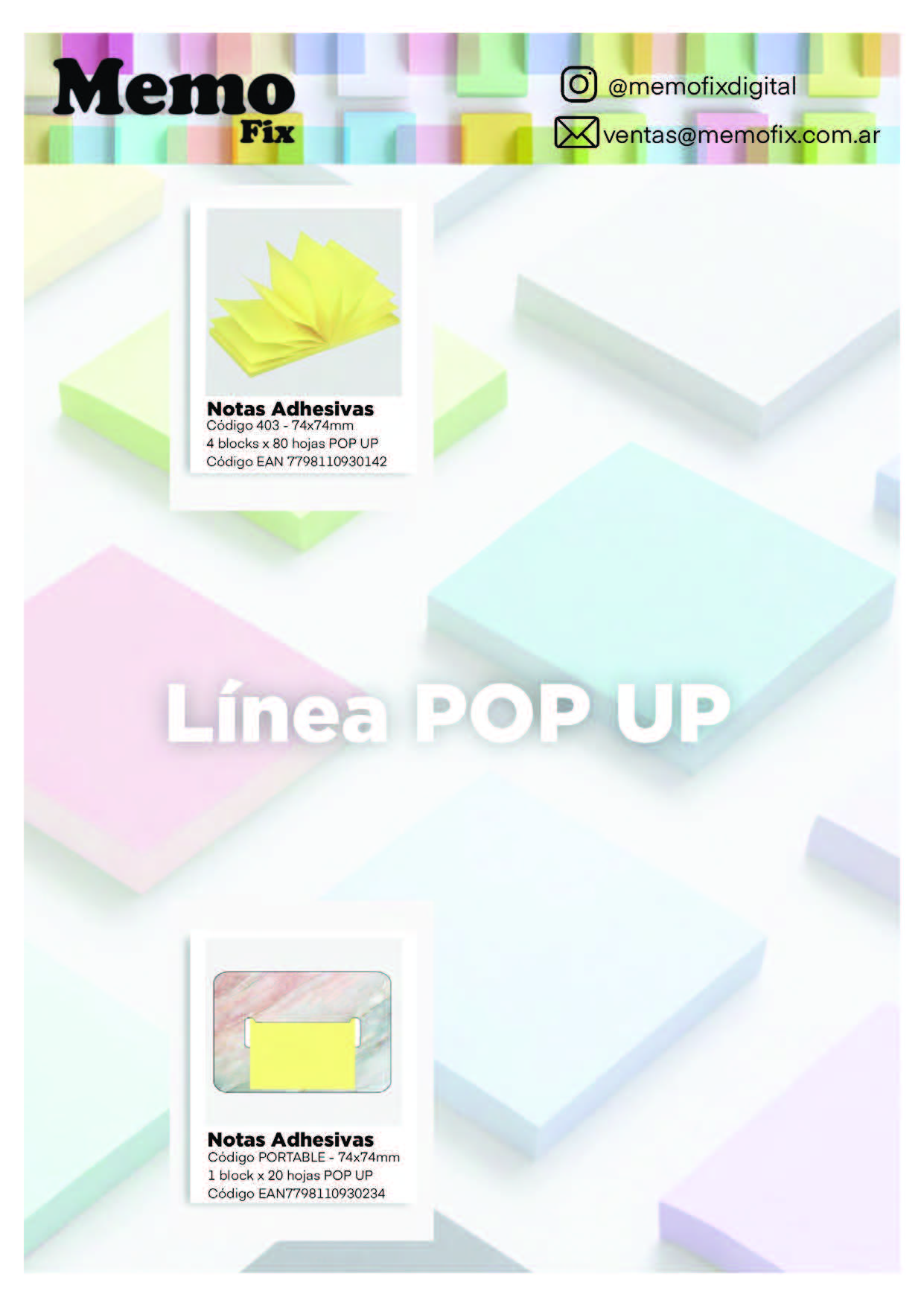 Línea Pop UP