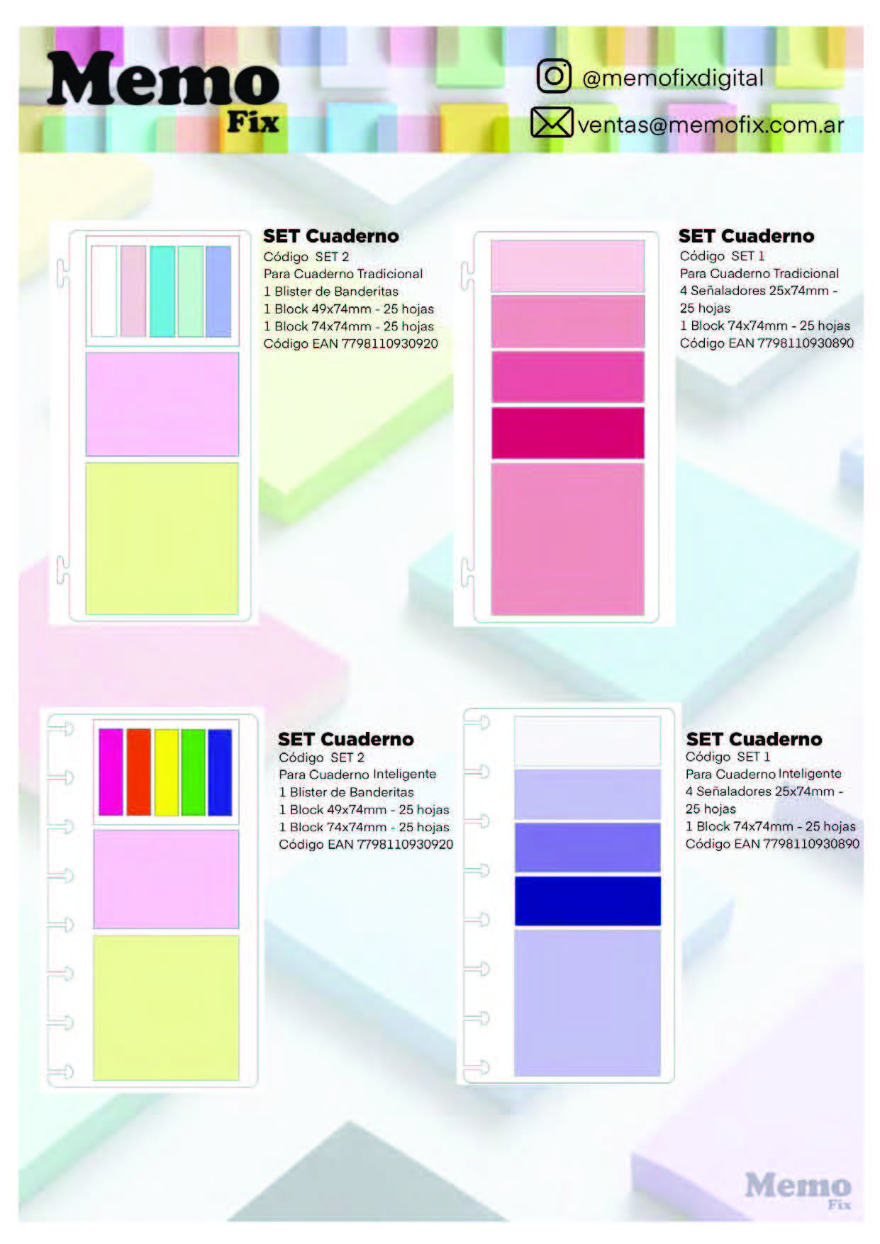 Set de cuadernos 1