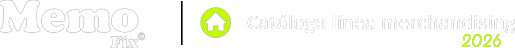 Memo Fix - Catálogo línea merchandising 2026